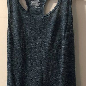 AthleticWorks Size Small Heather Teal Racerback Tank